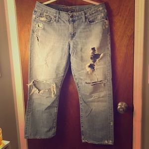 Abercrombie & Fitch ripped jeans